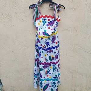 Maxi dress colorful with flower print